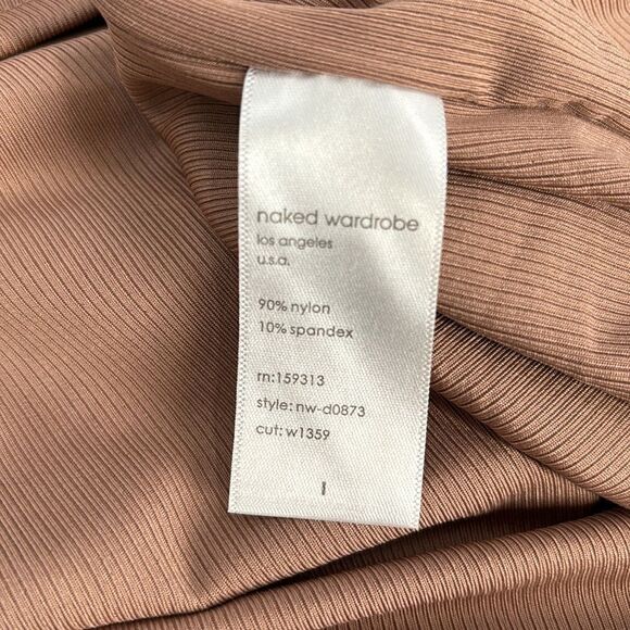 Naked Wardrobe Halter Dress New with Tags Size Large - Picture 9 of 11